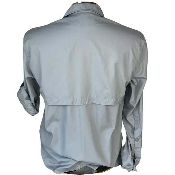 Field & Stream Mens Outdoor Fishing Hunting Shirt Gray Vented Size Small - Picture 2 of 8